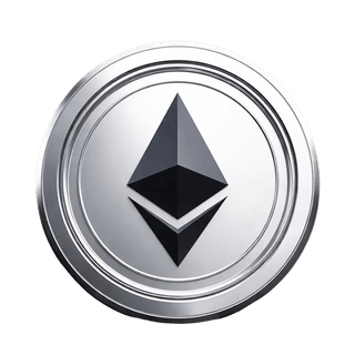 Elemento visivo fluttuante che mostra la coin Ethereum (ETH)
